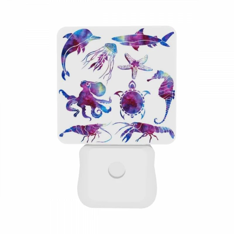 Night Light Set of 2, A collection of sea creatures Night Light Set Of 2, A Collection Of Sea Creatures -Pattern Diy Shop b3bbecb185918a69aa8648398cb7ab3931a3e2fd