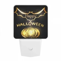 Night Light, A Happy Halloween Sign With A Pumpkin And Bats. 7 Night Light, A Happy Halloween Sign With A Pumpkin And Bats. -Pattern Diy Shop b4726696da91555989f3760f2424d416f7fcd4a4
