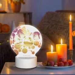 Round Acrylic Night Light, A Colorful Beach Scene With Palm Trees And A Sunset. 6 Round Acrylic Night Light, A Colorful Beach Scene With Palm Trees And A Sunset. -Pattern Diy Shop b6396c6019fd1781bb18759ce81329e6c5a714f5