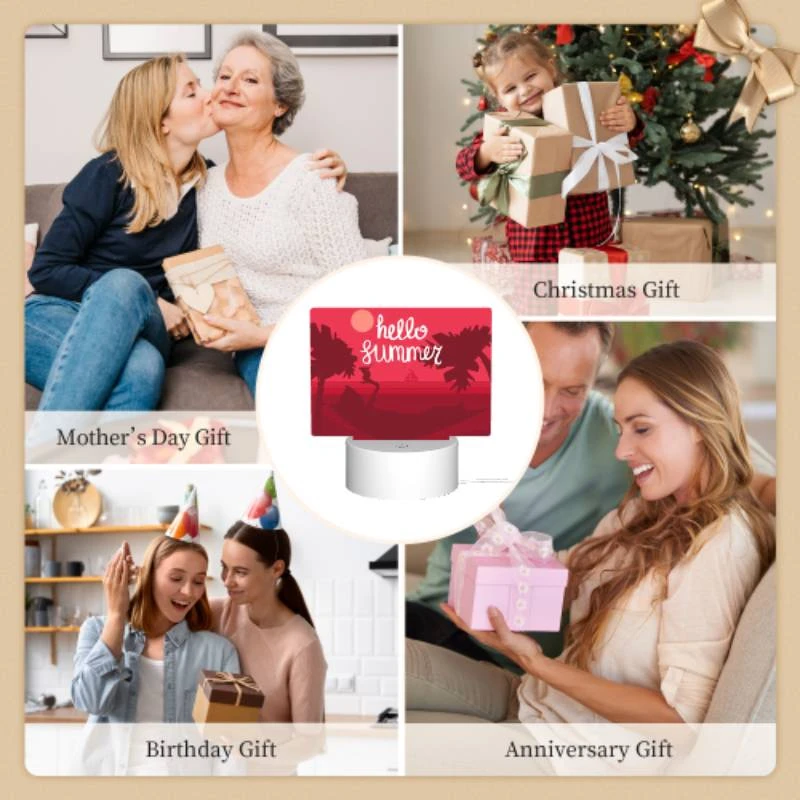 Rectangular Acrylic Night Light, A cat is laying on a beach chair Rectangular Acrylic Night Light, A Cat Is Laying On A Beach Chair -Pattern Diy Shop b651ed78a98455dd1162037b8b8686f492f6d344