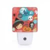 Night Light, A Halloween Themed Image With A Girl And Various Halloween Symbols.