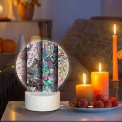 Round Acrylic Night Light, Three Different Colored Paintings Of Trees. 6 Round Acrylic Night Light, Three Different Colored Paintings Of Trees. -Pattern Diy Shop bb035271821b8e87d6d7a7196e81e05f8884e8fc
