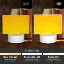 Rectangular Acrylic Night Light, A Boat Is Sailing On The Water With A Beautiful Sunset In The Background. -Pattern Diy Shop bce7178dd61d101c2b45f41f224d4b40b6e8d369