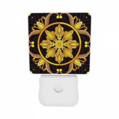 Night Light Set Of 2, A Colorful Flower Design With A Yellow Center. 7 Night Light Set Of 2, A Colorful Flower Design With A Yellow Center. -Pattern Diy Shop c2d7c06c88b40cd6acb53a709a3e75551d154429