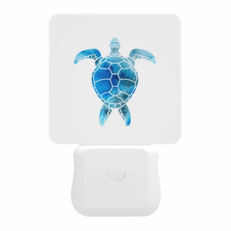 Night Light, A blue and white turtle with a shell. Night Light, A Blue And White Turtle With A Shell. -Pattern Diy Shop c329f65b537809e47d5dff350823ddfa3114eb80