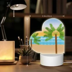 Love Acrylic Night Light, Two Palm Trees Are Standing On A Beach. 5 Love Acrylic Night Light, Two Palm Trees Are Standing On A Beach. -Pattern Diy Shop c753ef7b03ead4b9ded6c8ce3d38c11eaad3822a