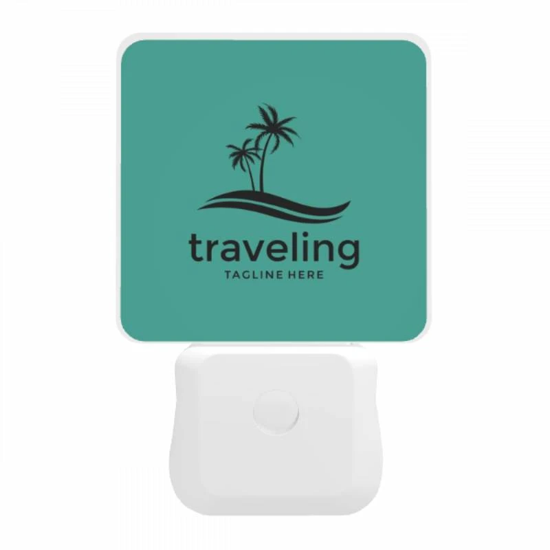 Night Light, A logo for traveling with a palm tree in the background. Night Light, A Logo For Traveling With A Palm Tree In The Background. -Pattern Diy Shop c7756c26396b223cd48c97f12b0c5fc8dcfb842b