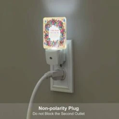 Night Light Set Of 2, A Colorful Flower Design With A Variety Of Flowers. -Pattern Diy Shop ccc45d0b586866b6bcd6a5743e4a3f371d767a98