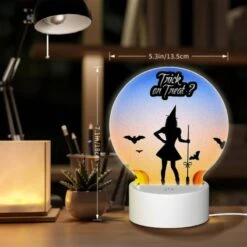 Round Acrylic Night Light, A Witch On A Broomstick With Pumpkins And Bats In The Background. 5 Round Acrylic Night Light, A Witch On A Broomstick With Pumpkins And Bats In The Background. -Pattern Diy Shop ce5f2930628fb111c31b8f99011f084da5d1edad
