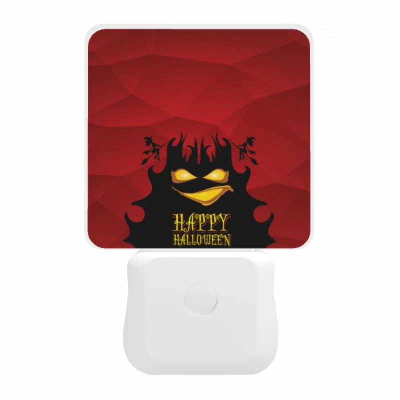Night Light, A red background with a happy halloween sign. Night Light, A Red Background With A Happy Halloween Sign. -Pattern Diy Shop d8abebf1c6d25440ff437ec94ac01c45e57d78d8