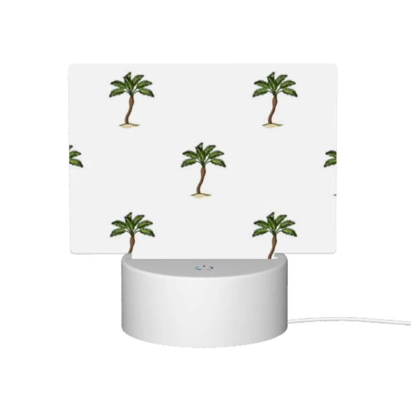 Rectangular Acrylic Night Light, A pattern of palm trees on a white background. Rectangular Acrylic Night Light, A Pattern Of Palm Trees On A White Background. -Pattern Diy Shop d9d917fbd39d0f3518e4d6eccc50f7a6a141bacc