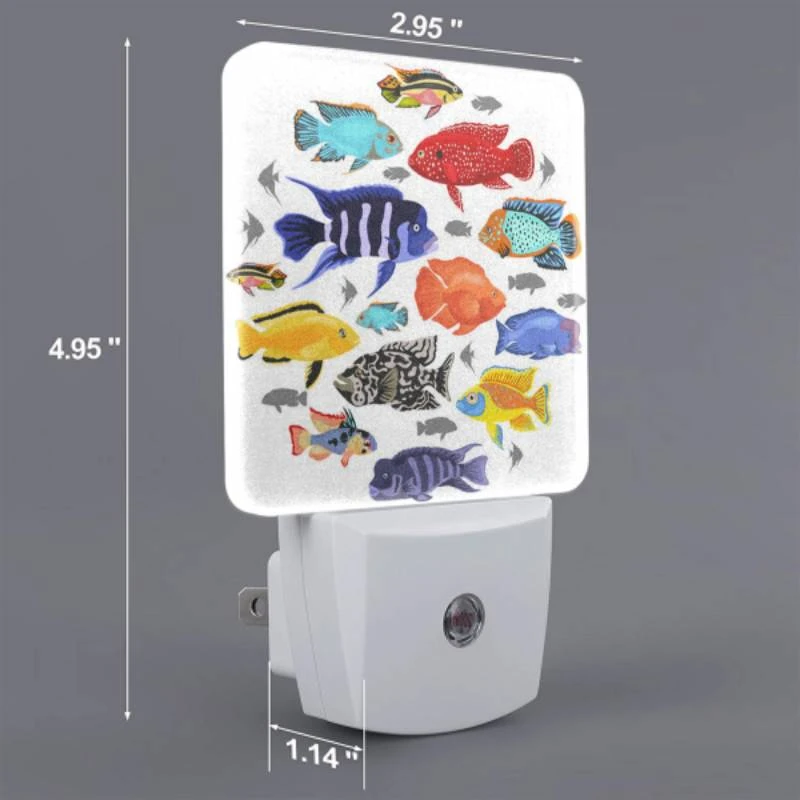 Night Light, A collection of colorful fish in a circle. Night Light, A Collection Of Colorful Fish In A Circle. -Pattern Diy Shop db2da948948a879235c8e9e79ce7e5fba2608b85