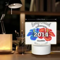 Rectangular Acrylic Night Light, A Logo For Long Beach Classic 2014. -Pattern Diy Shop e18b38a74d0096f3f4336d2e3d7d6ee26da845b0