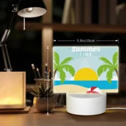 Rectangular Acrylic Night Light, A Beach Scene With A Sun -Pattern Diy Shop e1a9322e0147fb5f4a1df6b1c7e4d0cad74f7d4c
