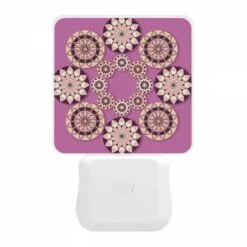 Night Light, A Collection Of Circles With Different Designs On A Purple Background. 9 Night Light, A Collection Of Circles With Different Designs On A Purple Background. -Pattern Diy Shop e271be51381f3a268d1e66abbab34ce8a8033d8f