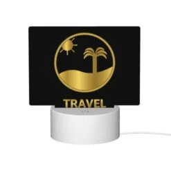 Rectangular Acrylic Night Light, A Logo For A Travel Company. -Pattern Diy Shop e397b21344aebb732497a90d4a7bfdcbb4bad684