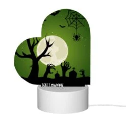 Love Acrylic Night Light, A Spooky Halloween Scene With A Full Moon And Bats. -Pattern Diy Shop f92f3c9724a56f4b18da6bbe7280c876e15b05dd