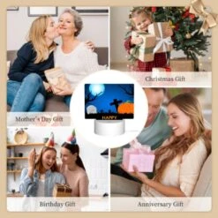 Rectangular Acrylic Night Light, A Halloween Scene With A Moon -Pattern Diy Shop fb110a3260bdf1f472dd2e87a2326d7d2563f62b