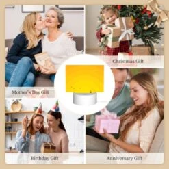 Rectangular Acrylic Night Light, A Boat Is Sailing On The Water With A Beautiful Sunset In The Background. -Pattern Diy Shop fc6dd53071cda595345bb381638c5ea84f3231f5