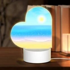 Love Acrylic Night Light, A Beautiful Sunny Day At The Beach.