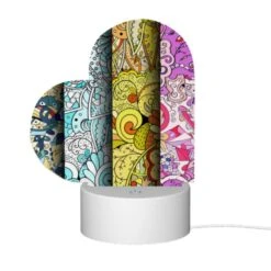 Love Acrylic Night Light, Four Different Colored Paintings Of Flowers. -Pattern Diy Shop fd5ea1f30706c8d95718e27c31d42d4a22f29b56