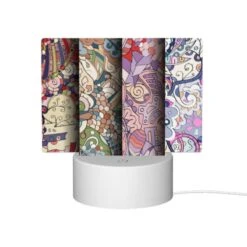 Rectangular Acrylic Night Light, Three Colorful Paintings Are Displayed Side By Side. -Pattern Diy Shop fedc0dce196c97f1f760567fea55bcb34800c32c